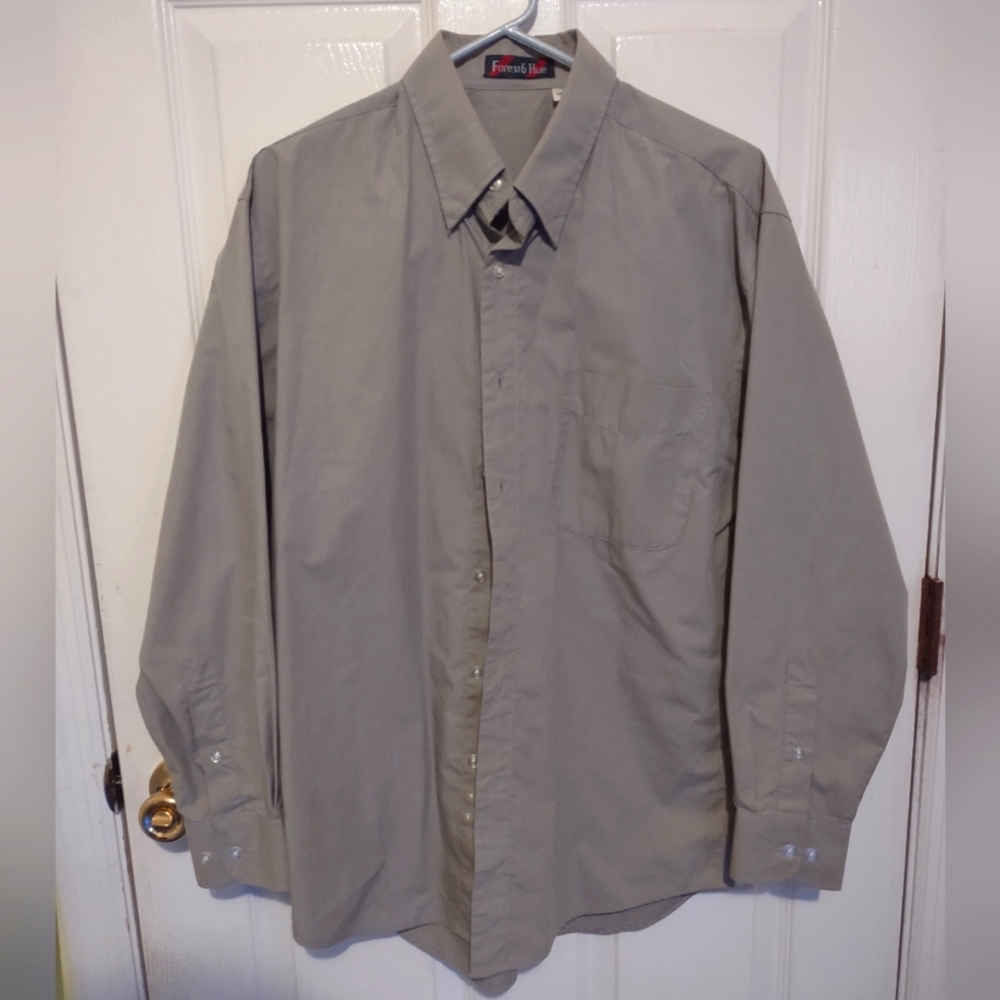 Men's grey dress shirt